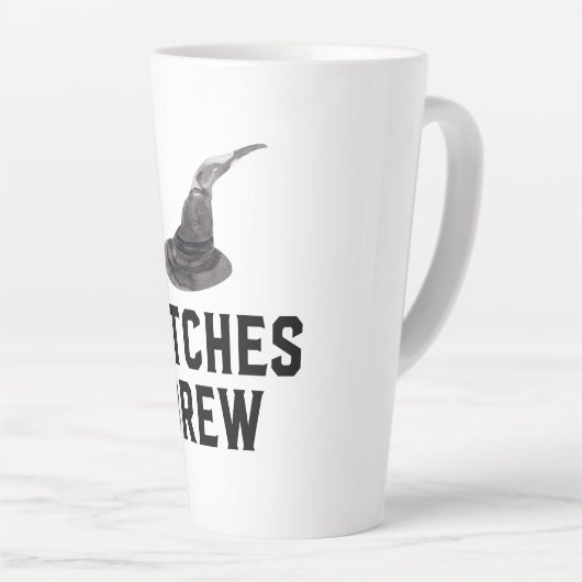 Tasse Latte Sorcières brasser | Bonne Halloween | Casquette de (Angle droit)