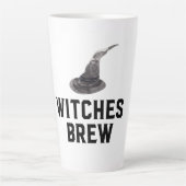 Tasse Latte Sorcières brasser | Bonne Halloween | Casquette de (Devant)