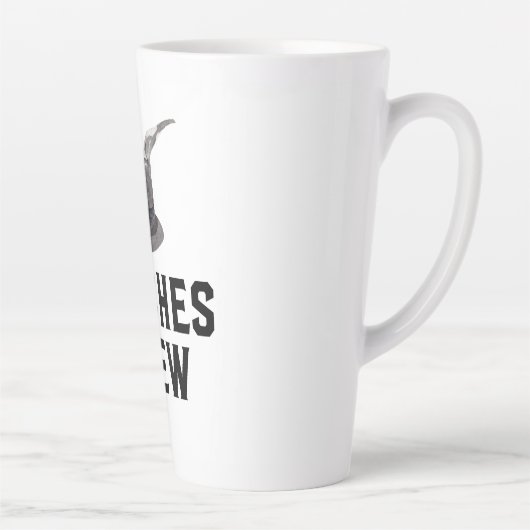 Tasse Latte Sorcières brasser | Bonne Halloween | Casquette de (Droite)