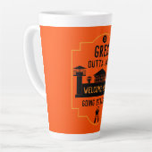 Tasse Latte Sortez De Prison Libération Cadeau (Angle gauche)