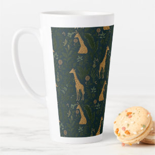 Tasse Latte Sortie de girafe tropicale