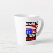 Tasse Latte Souhaitez-Vous Un Blessed Memorial Day-62237 (Angle droit)