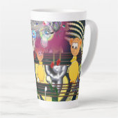 Tasse Latte souris musicales (Angle droit)