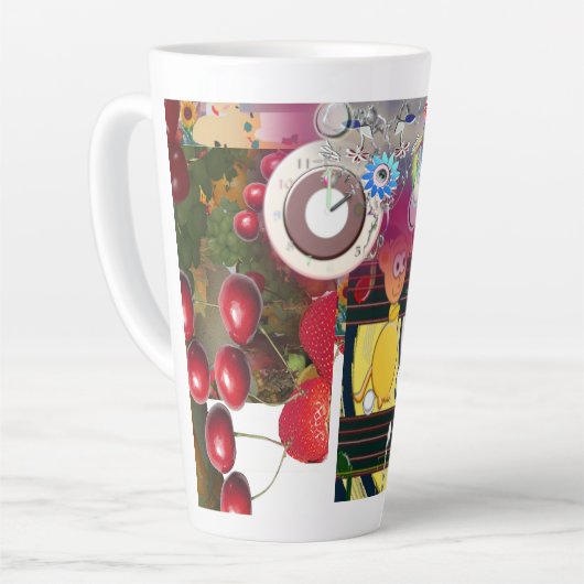 Tasse Latte souris musicales (Angle gauche)