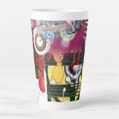 Tasse Latte souris musicales (Devant)