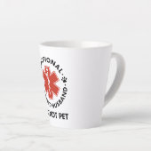 Tasse Latte Soutien émotionnel Mari ne pas animal de compagnie (Angle droit)