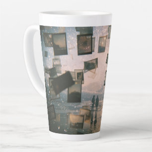 Tasse Latte Souvenirs flottants au bord de la mer