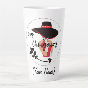 Tasse Latte Soy Chingona Nom d'ajout