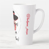 Tasse Latte Soy Chingona Nom d'ajout (Droite)