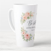 Tasse Latte Soyez tranquilles  (Angle gauche)