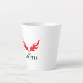 Tasse Latte Soyez vous-même - Autonomiser les citations minima (Devant)