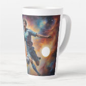 Tasse Latte Spatiale Nebula Soccer (Angle droit)