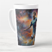 Tasse Latte Spatiale Nebula Soccer (Angle gauche)