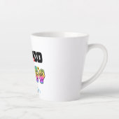 Tasse Latte Speak Love. Stir Good Vibes (Droite)