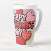 TASSE LATTE SPÉCIAL DE LA JOURNÉE DE VALENTINE (Angle droit)