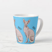 Tasse Latte Sphynx cat (Angle droit)