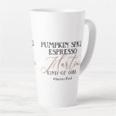 Tasse Latte Spice Citrouille moderne Espresso Martini Badass C (Angle droit)