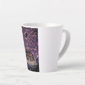 Tasse Latte Spider Cosmic Web, Galaxie d'Halloween des horreur (Angle droit)