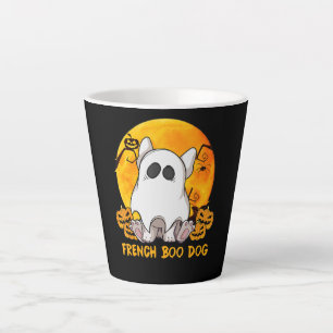 Tasse Latte Spider Gift French Boo Bulldog Avec Citrouille Spi