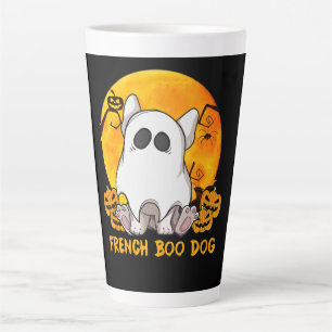 Tasse Latte Spider Gift French Boo Bulldog Avec Citrouille Spi