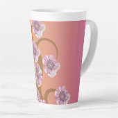 Tasse Latte Spiral Tree With Flower  (Angle droit)