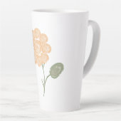 Tasse Latte Spirals of Blooming Energy (Angle droit)