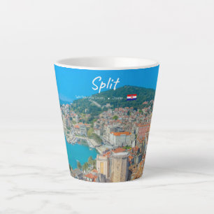 Tasse Latte Split, Croatie - Petite ville côtière