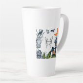 Tasse Latte Spooky Party Frame tee shirt (Angle droit)