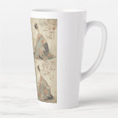 Tasse Latte "Spring at Dawn" Japanese Cat in Kimono Art (Droite)