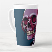 Tasse Latte Squelette avec casque audio (Angle gauche)