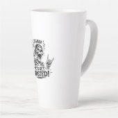 Tasse Latte Squelette : Faisons la fête (Angle droit)