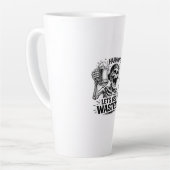 Tasse Latte Squelette : Faisons la fête (Angle gauche)