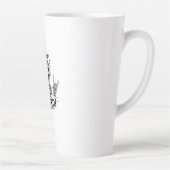 Tasse Latte Squelette : Faisons la fête (Droite)