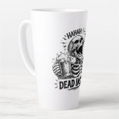 Tasse Latte Squelette Haha Mort à l'Intérieur (Angle gauche)