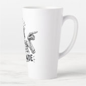 Tasse Latte Squelette Haha Mort à l'Intérieur (Droite)