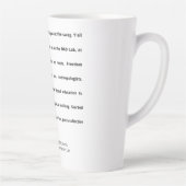 Tasse Latte Stanford BAD Lab - Poème de groupe (Droite)