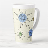Tasse Latte Starburst franciscain du milieu du siècle 1 (Angle droit)