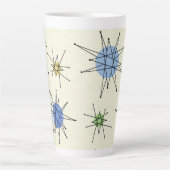 Tasse Latte Starburst franciscain du milieu du siècle 1 (Devant)