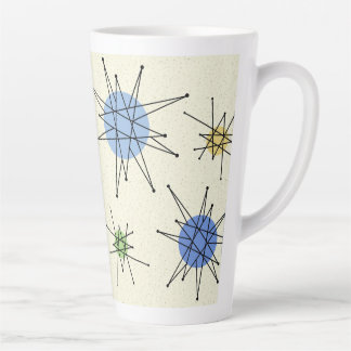 Tasse Latte Starburst franciscain du milieu du siècle 1