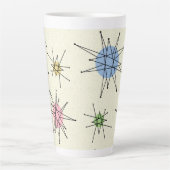 Tasse Latte Starburst franciscain du milieu du siècle 3 (Devant)