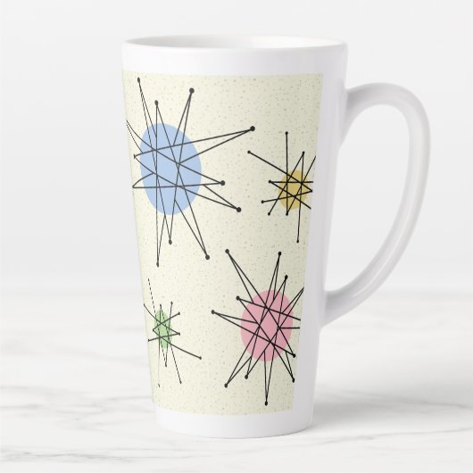 Tasse Latte Starburst franciscain du milieu du siècle 3 (Droite)