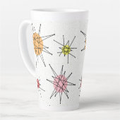Tasse Latte Starburst franciscain du milieu du siècle 8 (Angle gauche)