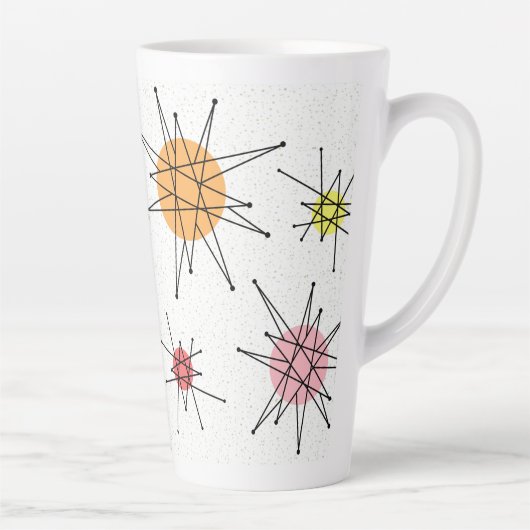 Tasse Latte Starburst franciscain du milieu du siècle 8 (Droite)