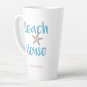 Tasse Latte Starfish Beach House (Angle gauche)