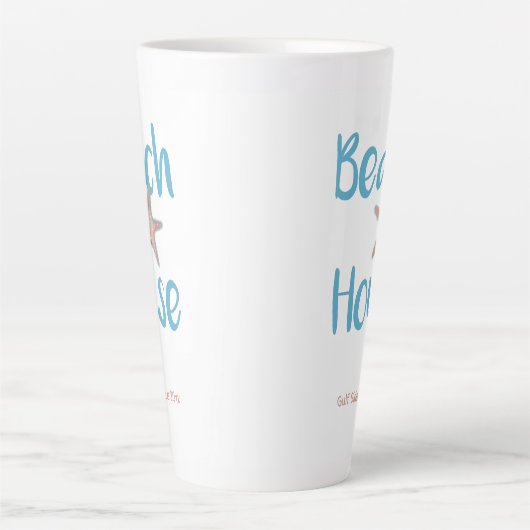 Tasse Latte Starfish Beach House (Devant)