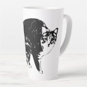 Tasse Latte Starglow Tabby Peek (Angle droit)