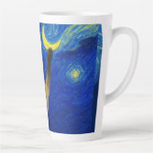 Tasse Latte Starry Night Siamese Cat Moon  (Droite)