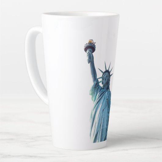 Tasse Latte Statue de la liberté (Angle gauche)