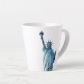 Tasse Latte Statue de la liberté (Angle droit)