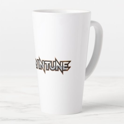 Tasse Latte Stay in Tune - text (Angle droit)